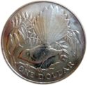 1 Dollar (Fantail Bird - Silver edition)