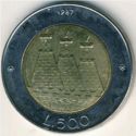 500 Lire (Coat-of-arms castle San Marino)