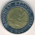 500 Lire (Advenat Regnum Viri)