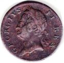 ½ Pence (large legend and neck,older head, V)