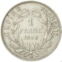1 Franc (Napoleon III - Empire - BB - Strasbourg)