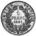 1 Franc (Napoleon III - Empire - Essai)