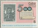 Spain 1930 40c. stamp of Martin Pinzon & anniversary emblem