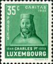 Count Charles I of Luxembourg (1346-1378) (green)