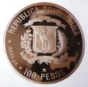 100 Pesos (500th Ann. Discov. & Evangel. - Columbus & Crew)