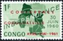 Map of independent Republic of Congo and date '30 Juin 1960'