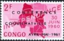 Map of independent Republic of Congo and date '30 Juin 1960'