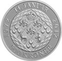 500 Kroner (Queen Margrethe's 40th jubilee)
