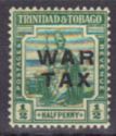 Seated Britannia - Overprinted 'WAR TAX'