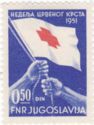 Charity stamp (Red Cross week)