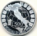 500 Lire (14th World Cup Football 1990 Italy)