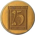 25 Pfennig (Marke Petto)
