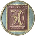 50 Pfennig (Otto Caracciola & Co)