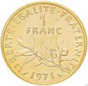 1 Franc (O. Roty - Piedfort Gold)
