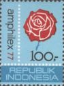 Amphilex 77 International Stamp Exhibition- Blue rose
