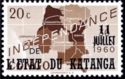 Independence overprinted KATANGA
