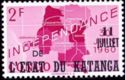 Independence overprinted KATANGA