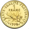 1 Franc (O. Roty - Piedfort Gold)