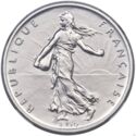 1 Franc (O. Roty - Piedfort Platinum)