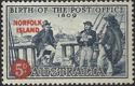 150th Anniversary of Australian Post Office surcharged