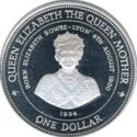 1 Dollar (Bust of Queen Mother)