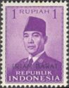 Indonesia stamps overprinted `Irian Barat`