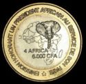 6,000 CFA Francs (4 Africa)