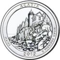 25 Cents / Quarter (Acadia-Maine)