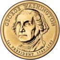 1 Dollar (1 st president George Washington 1789-1797)