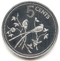 5 Cents (Avifauna of Belize - Fork-tailed Flycatchers)