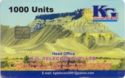 1000 Units KG TELECOM Mountain/ Calendar 2005