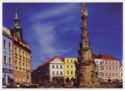 Jindřichův Hradec. Namesti Miru. Baroque column