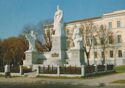 Kyiv. Monument to Princess Olga. Sts. Cyril and Methodius