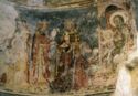 Paintings of the 14th century to the altar of the church.5