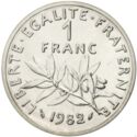 1 Franc (O. Roty - Piedfort Silver)