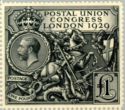 King George V - Postal Union Congress