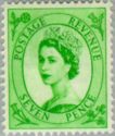 Queen Elizabeth II - Predecimal Wilding