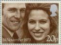 Princess Anne and Captain Mark Philips 20p