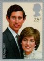 Prince Charles and Lady Diana Spencer 25p