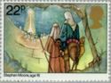Joseph and Maria arriving at Bethlehem