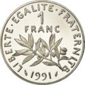 1 Franc (D'AP. O. ROTY)