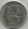 1 Peso (Discovery of America-5th Centennial-Spanish Roya...)