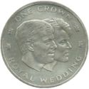 1 Crown (Royal Wedding - Prince Andrew & Sarah)