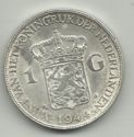 1 Gulden (Piek - Opgestoken Haar - P - colonies)