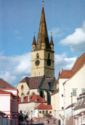 Sibiu/Nagyszeben - The Lutheran Church - view from SW