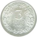3 Reichsmark (1000th Year of the Rhineland - A, D, E, F, G, J)