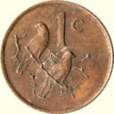 1 Cent (Afrikaans legend - SUID-AFRIKA)