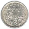 ¼ Rupees (Star left of Moon)