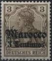 overprint on "Germania"