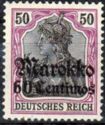 overprint on "Germania"